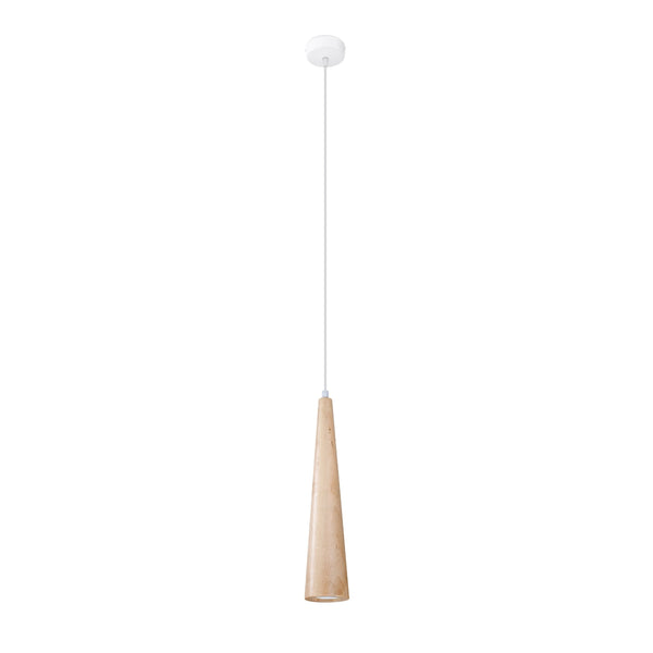 Lampa suspendata SULA 1 lemn natural