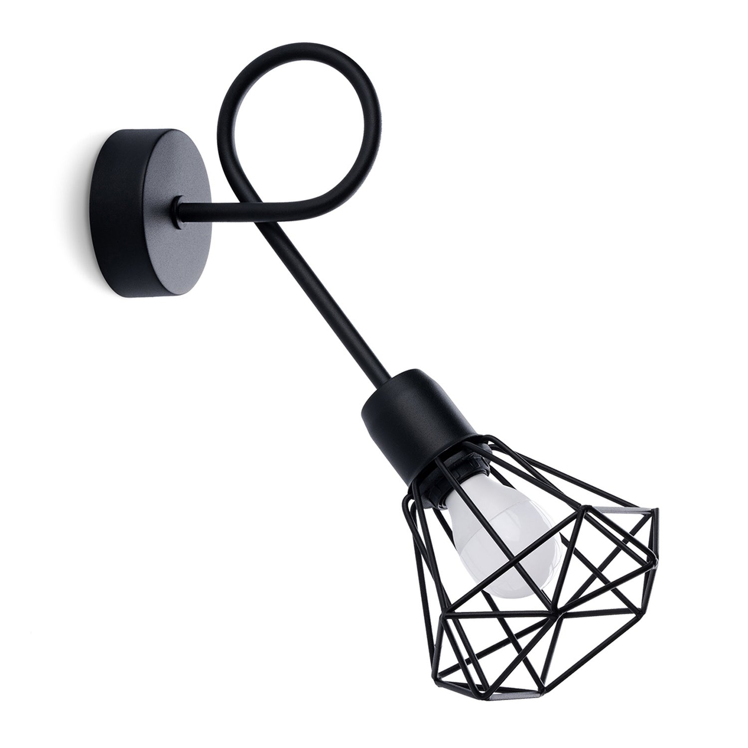 Lampa de perete ARTEMIS 1S negru