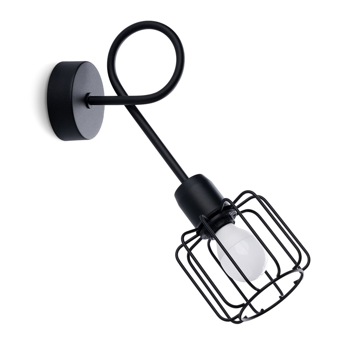 Lampă de perete BELUCI 1S negru