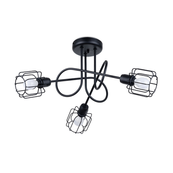 Candelabru BELUCI 3S negru
