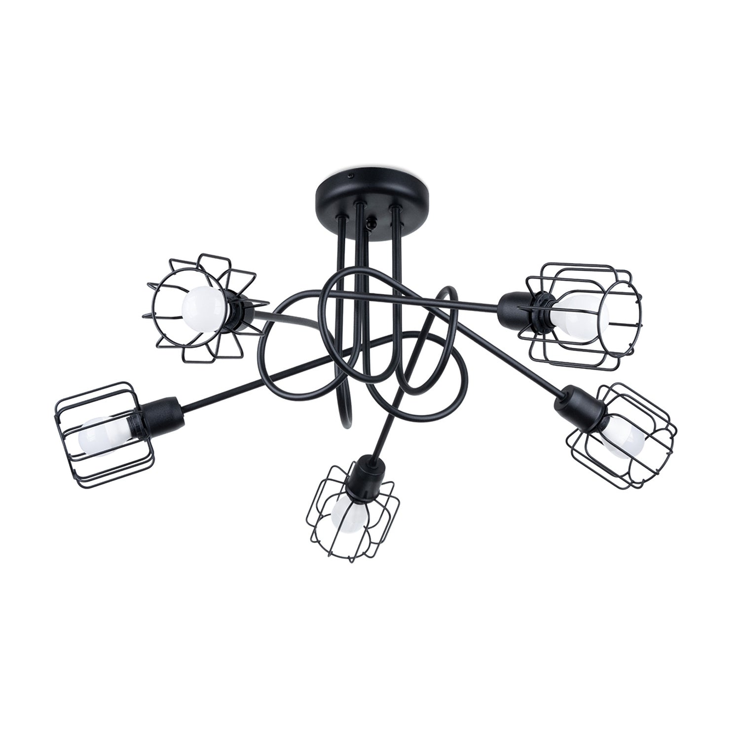 Candelabru BELUCI 5S negru