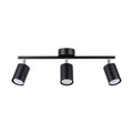 Lampa de tavan LEMMI 3 neagra