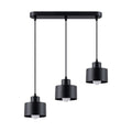 Lampă suspendată SAVAR 3 negru