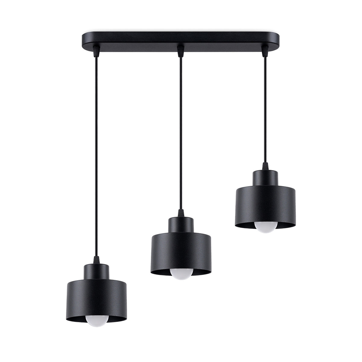 Lampă suspendată SAVAR 3 negru