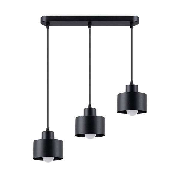 Lampă suspendată SAVAR 3 negru