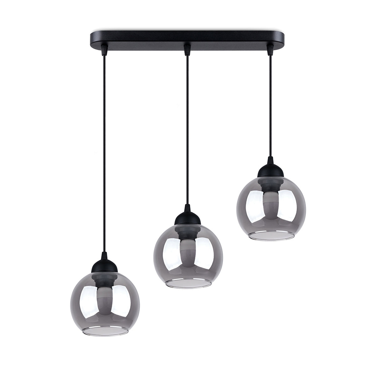 Lustra pandantiv ALINO 3 negru