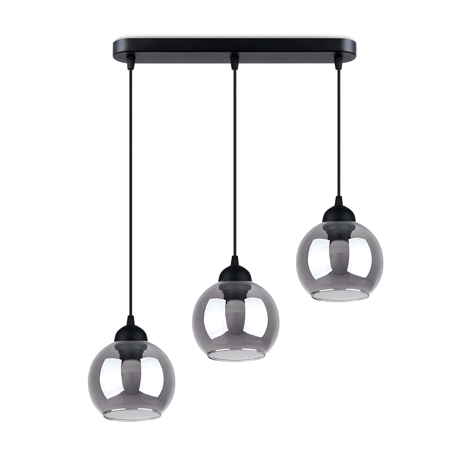 Lustra pandantiv ALINO 3 negru