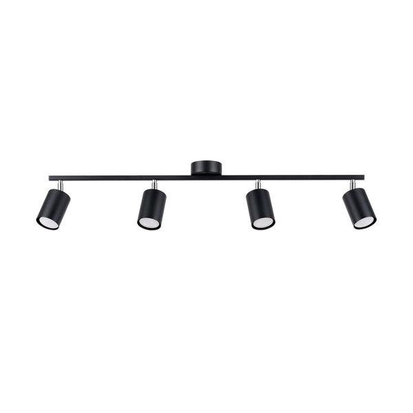 Lampa de tavan LEMMI 4L negru