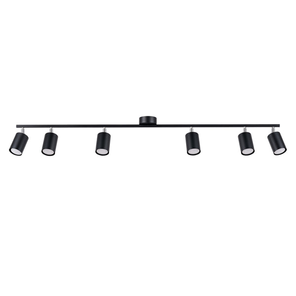 Lampa de tavan LEMMI 6L negru