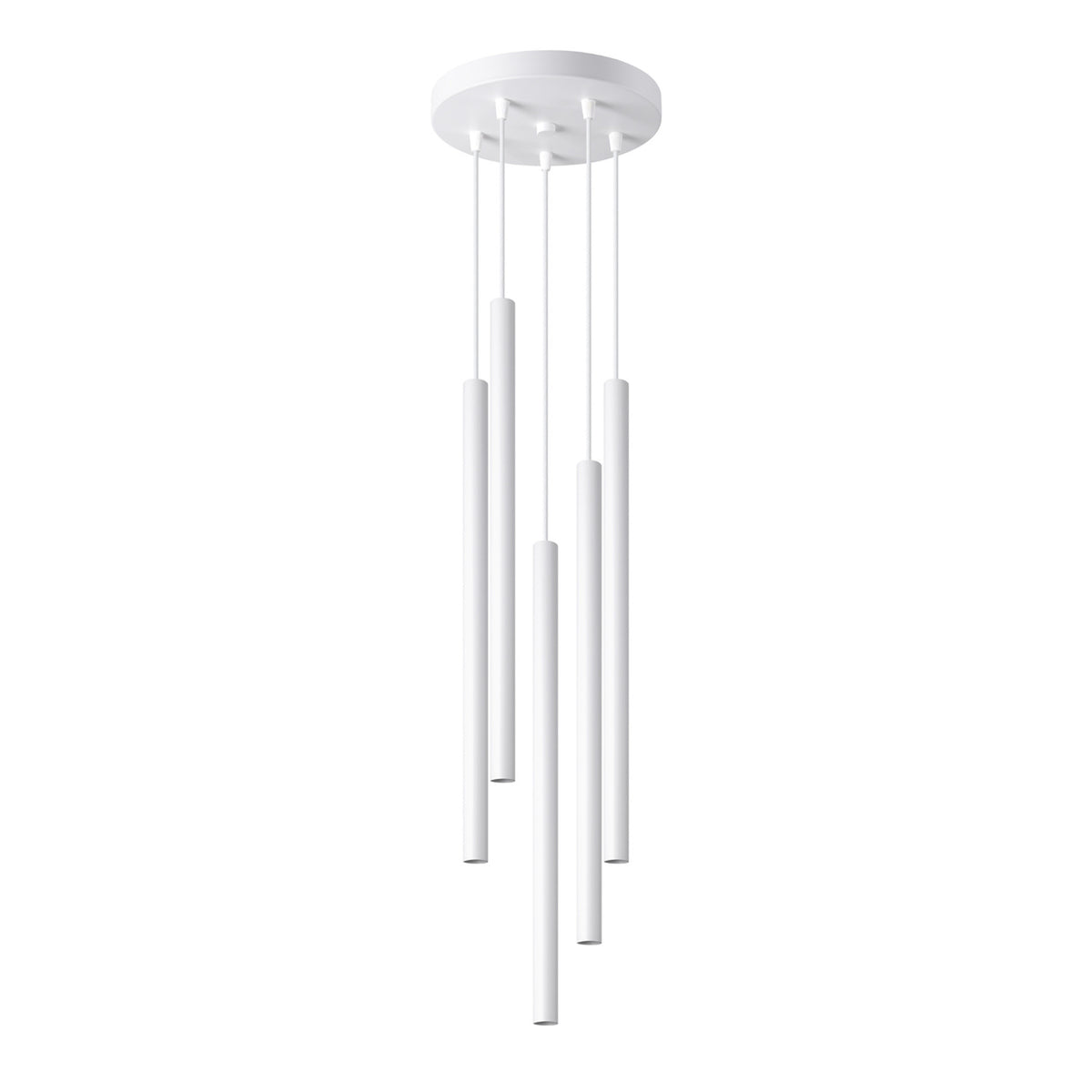 Lampa suspendata PASTELO 5P alba