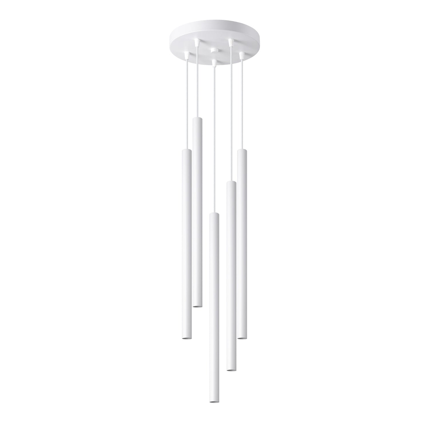 Lampa suspendata PASTELO 5P alba
