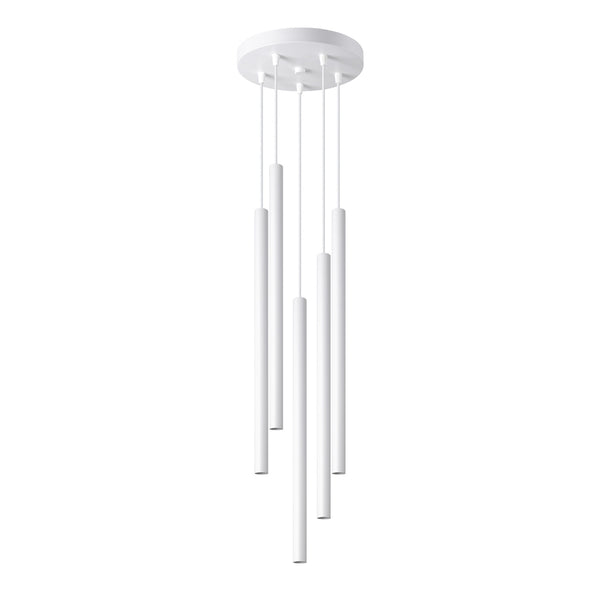 Lampa suspendata PASTELO 5P alba