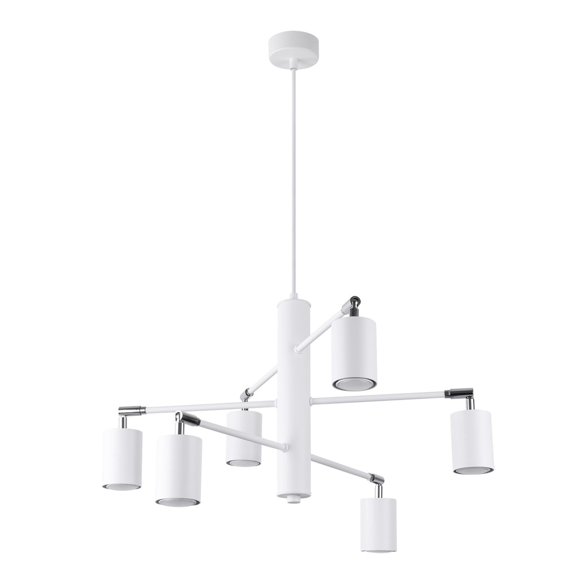 Candelabru LEMMI 6 alb
