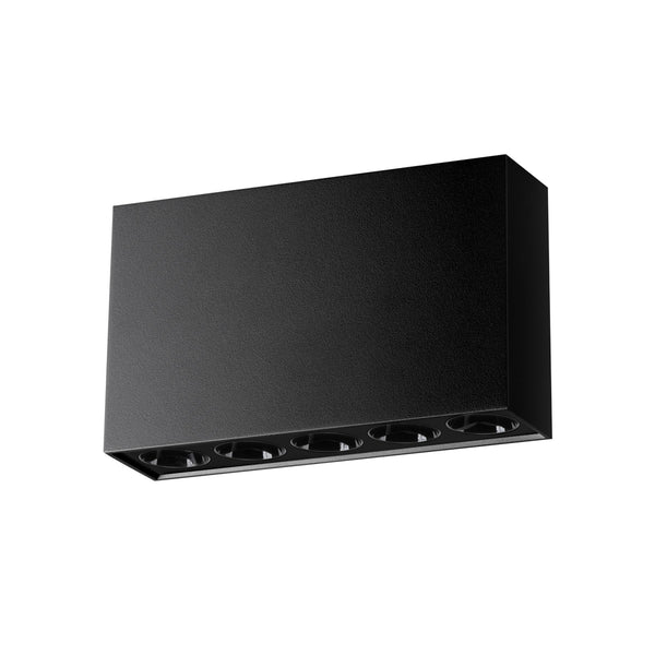 Plafonieră SOLE negru LED