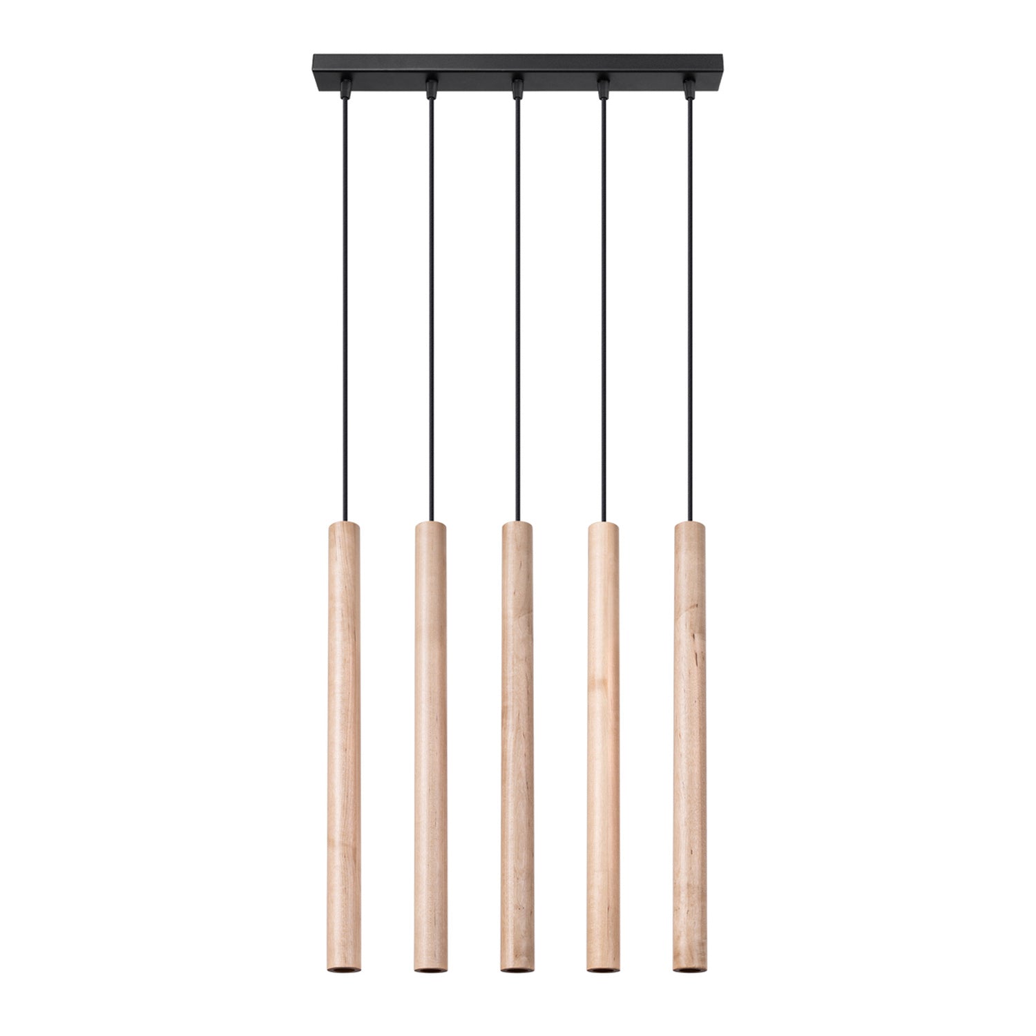 Lampa pandantiv PASTELO 5L lemn