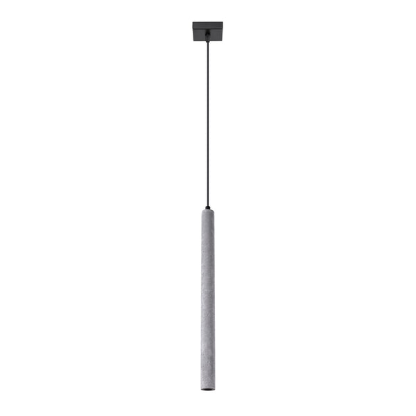 Pendul PASTELO 1 din beton gri, stil modern – Lumiex