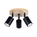 Lampa de tavan VERDO 3P neagra