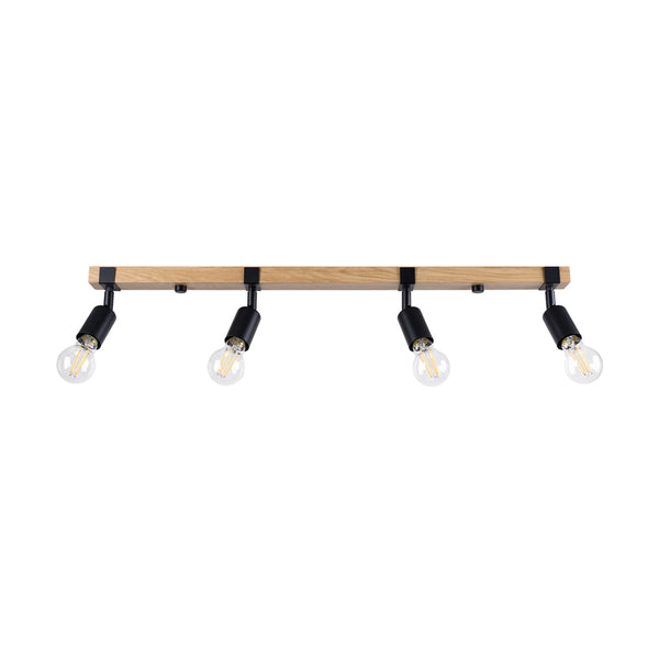 Lampa de tavan ZUCA 4 negru