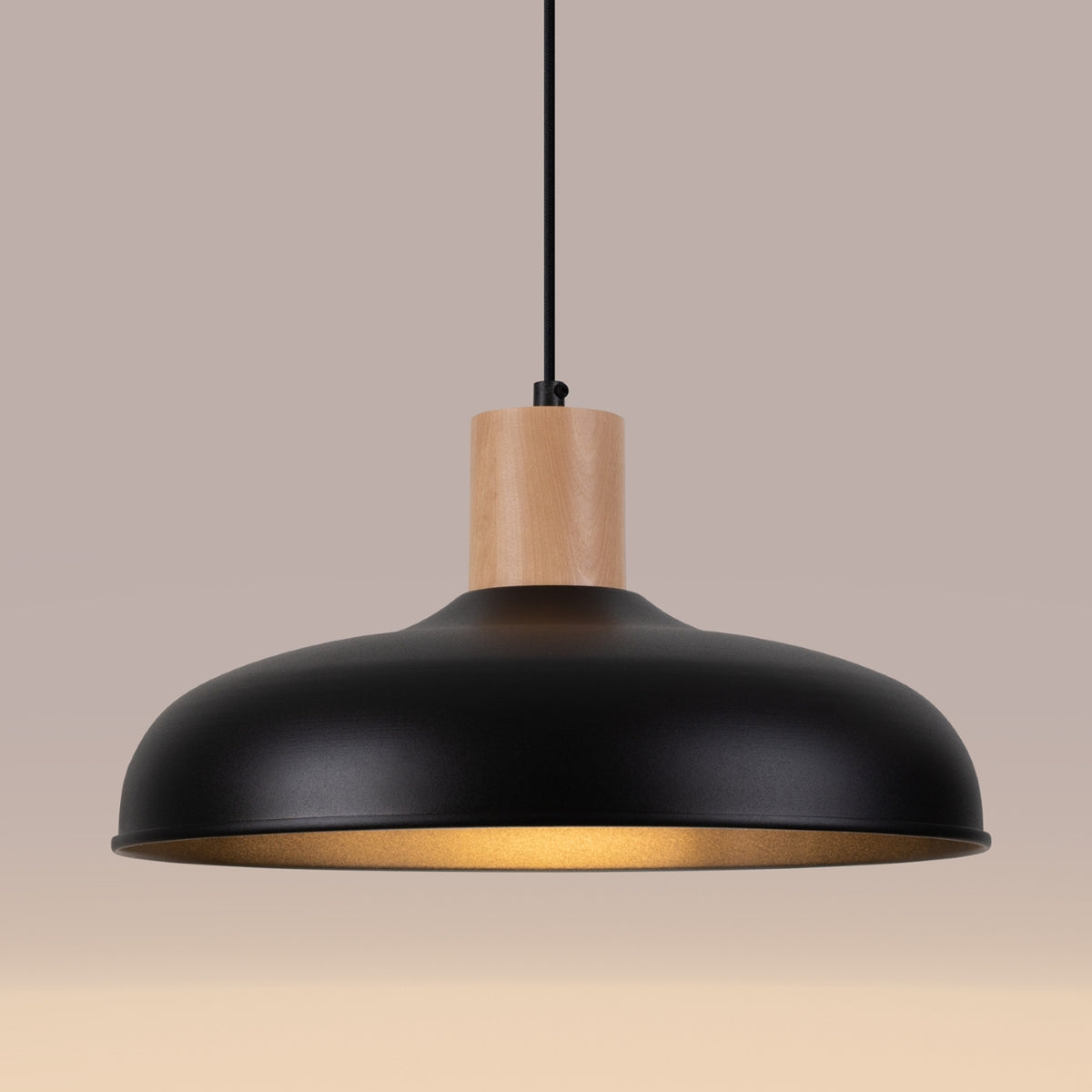 Lampă suspendată INDY negru