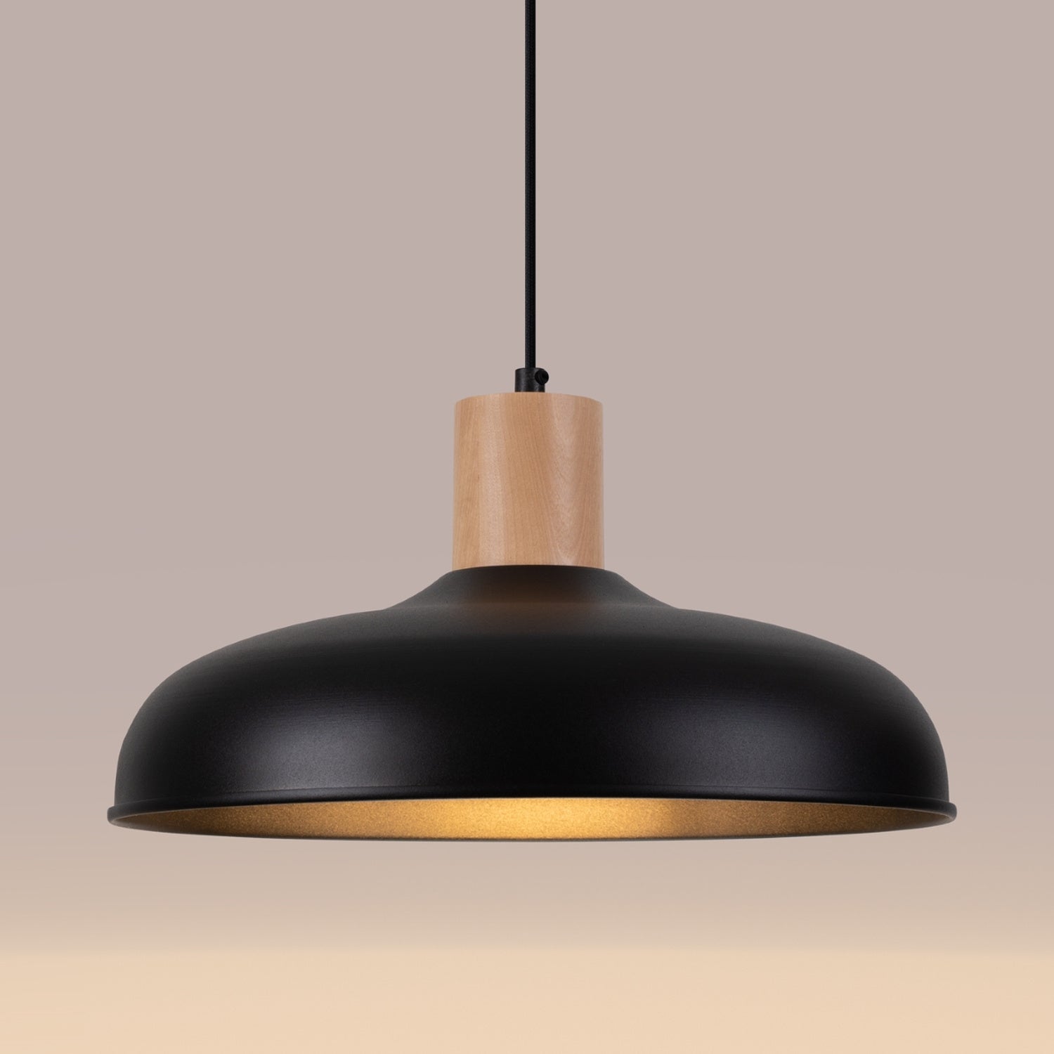 Lampă suspendată INDY negru