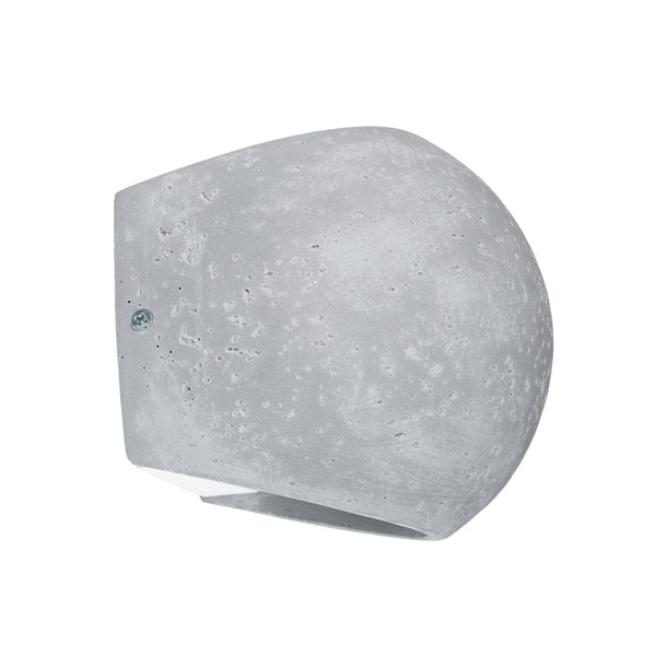 Aplică de perete GLOBE din beton gri, stil modern – Lumiex