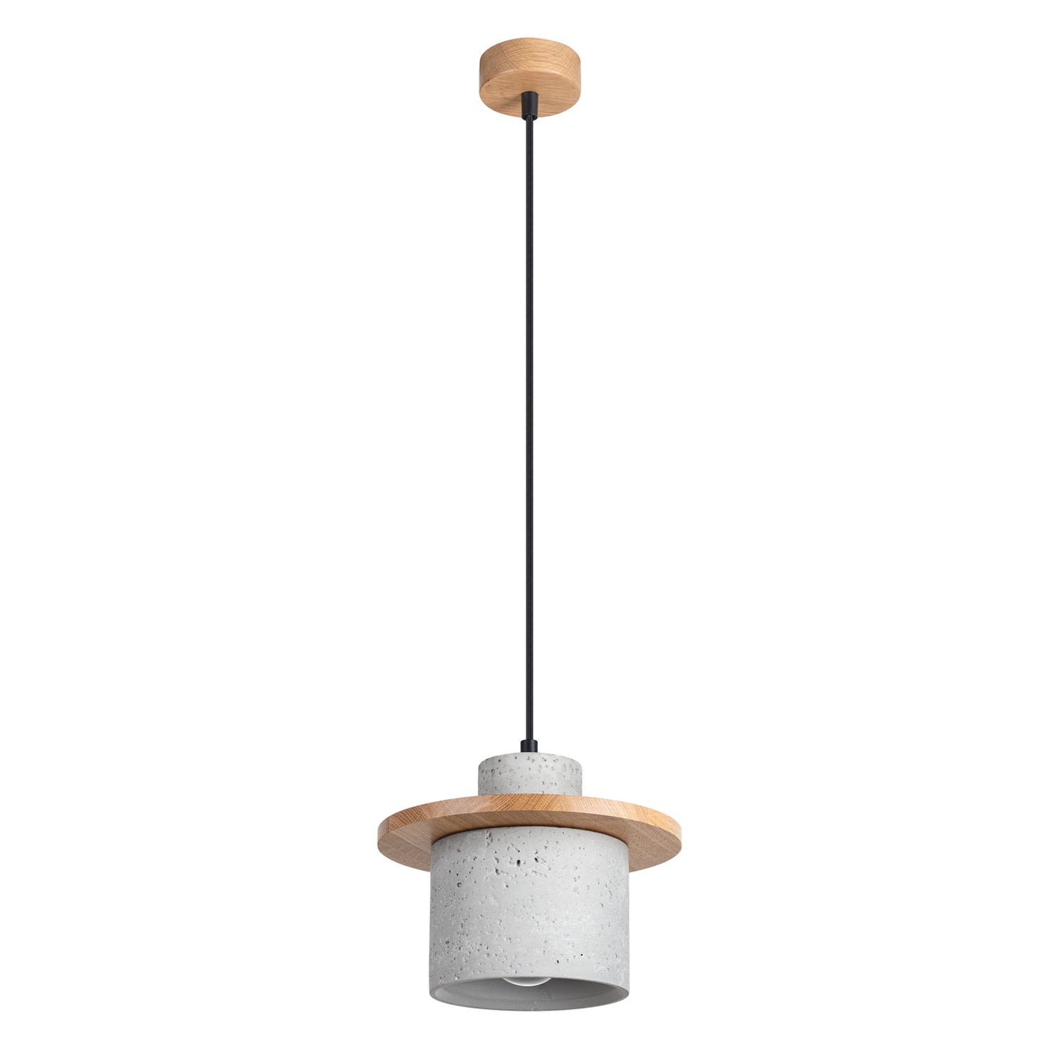 Pendul MAB din beton și lemn, stil modern – Lumiex