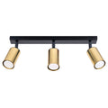 Plafonieră WINX 3 negru/cooper