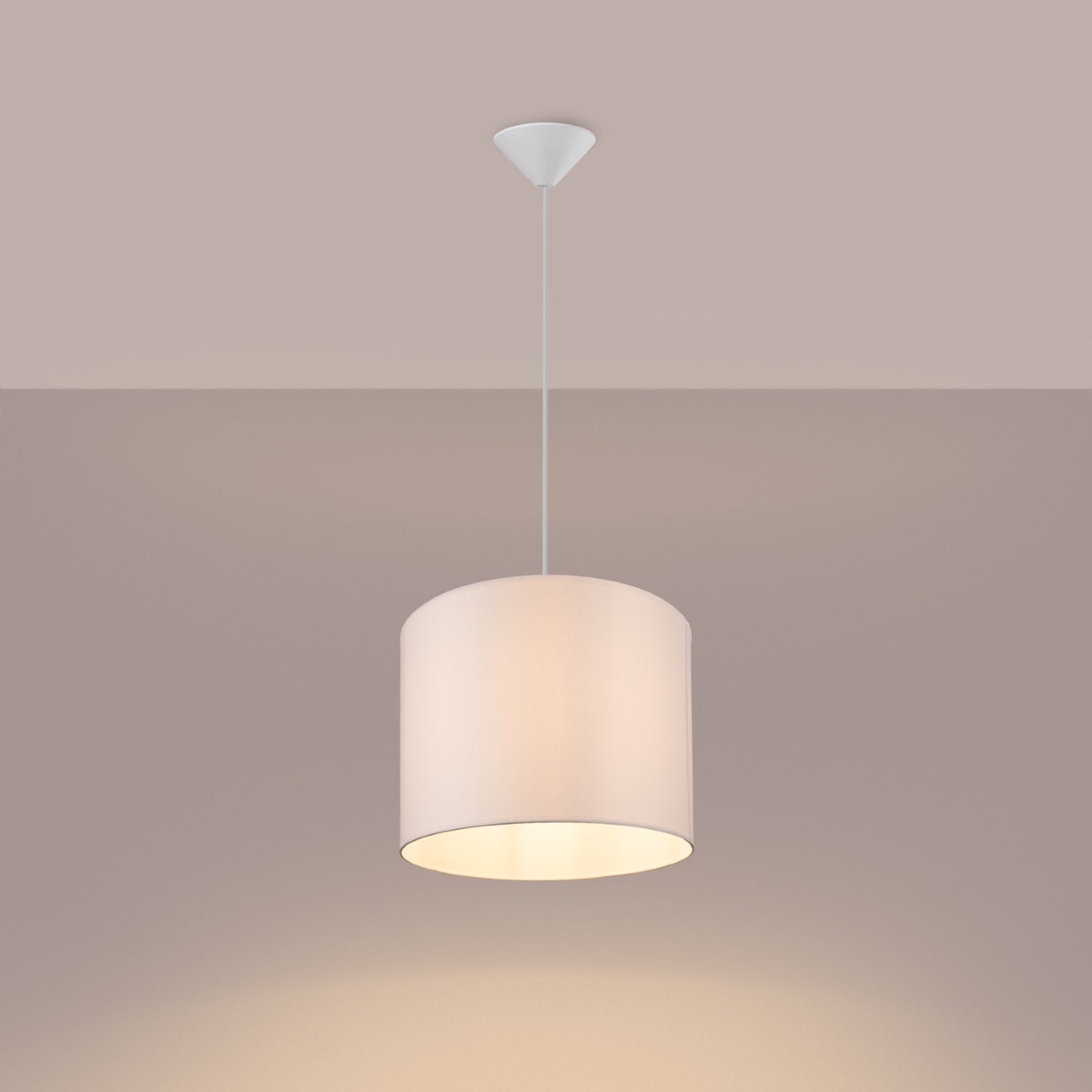 Lampa suspendata NOVA 30 alba