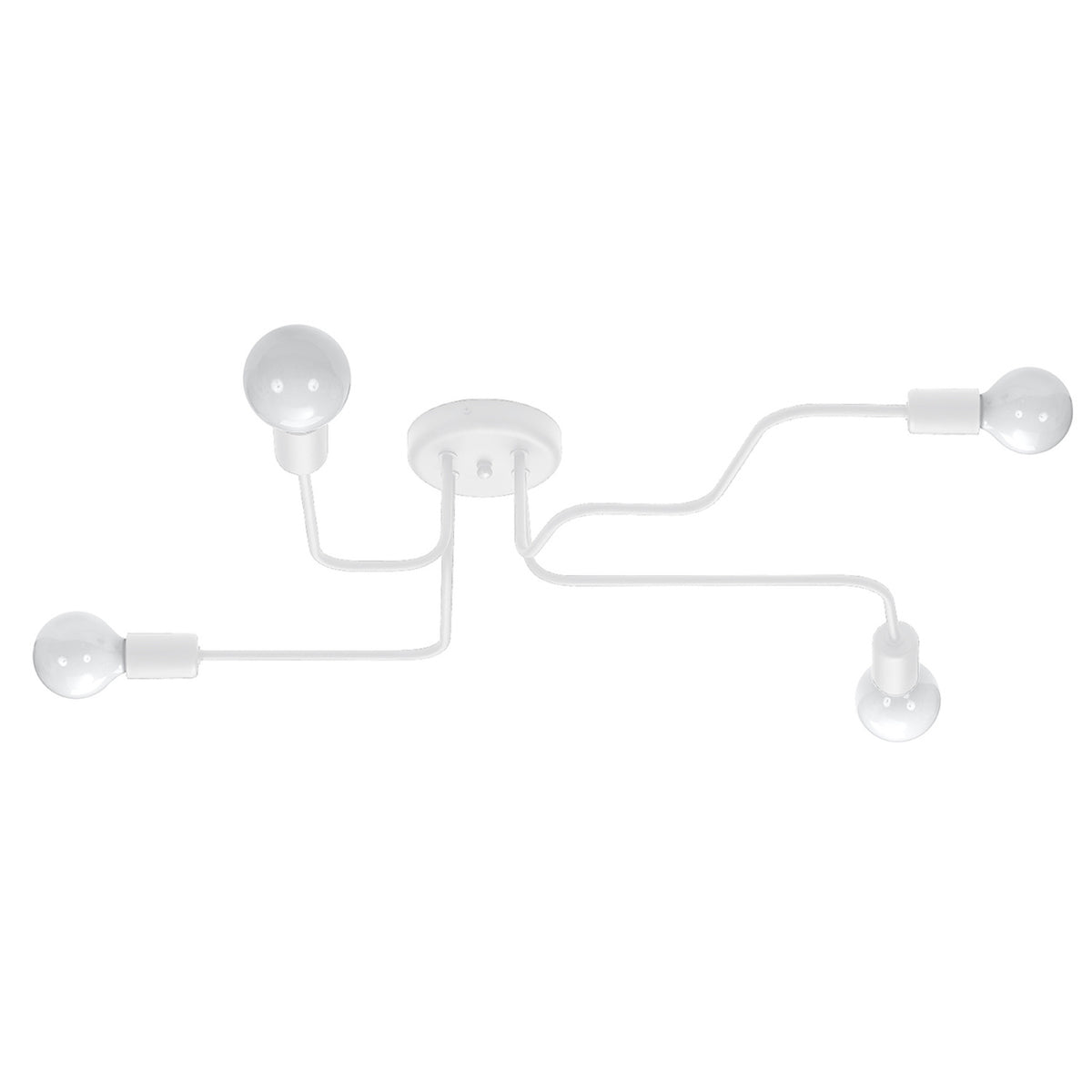 Candelabru VECTOR 4 alb