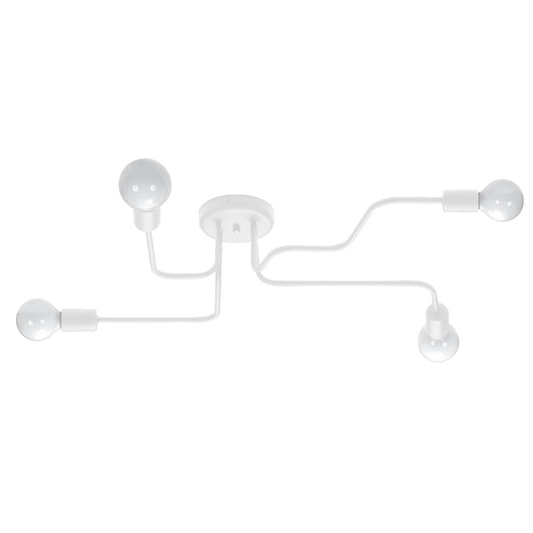 Candelabru VECTOR 4 alb