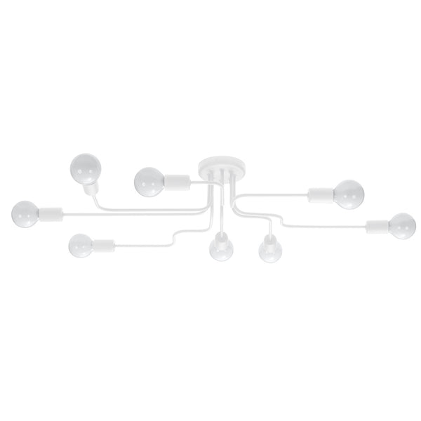 Candelabru VECTOR 8 alb