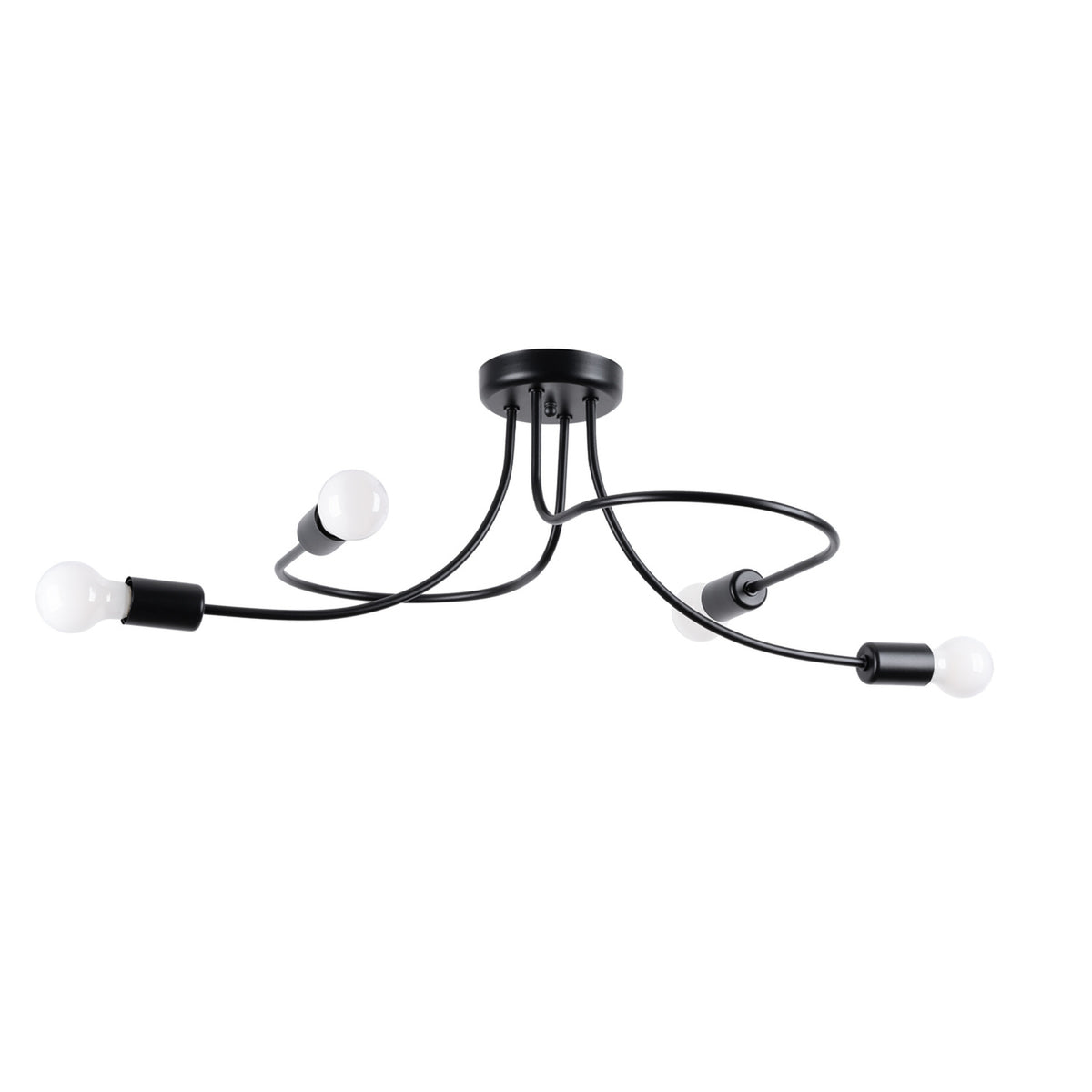 Candelabru LEVAR 4 negru