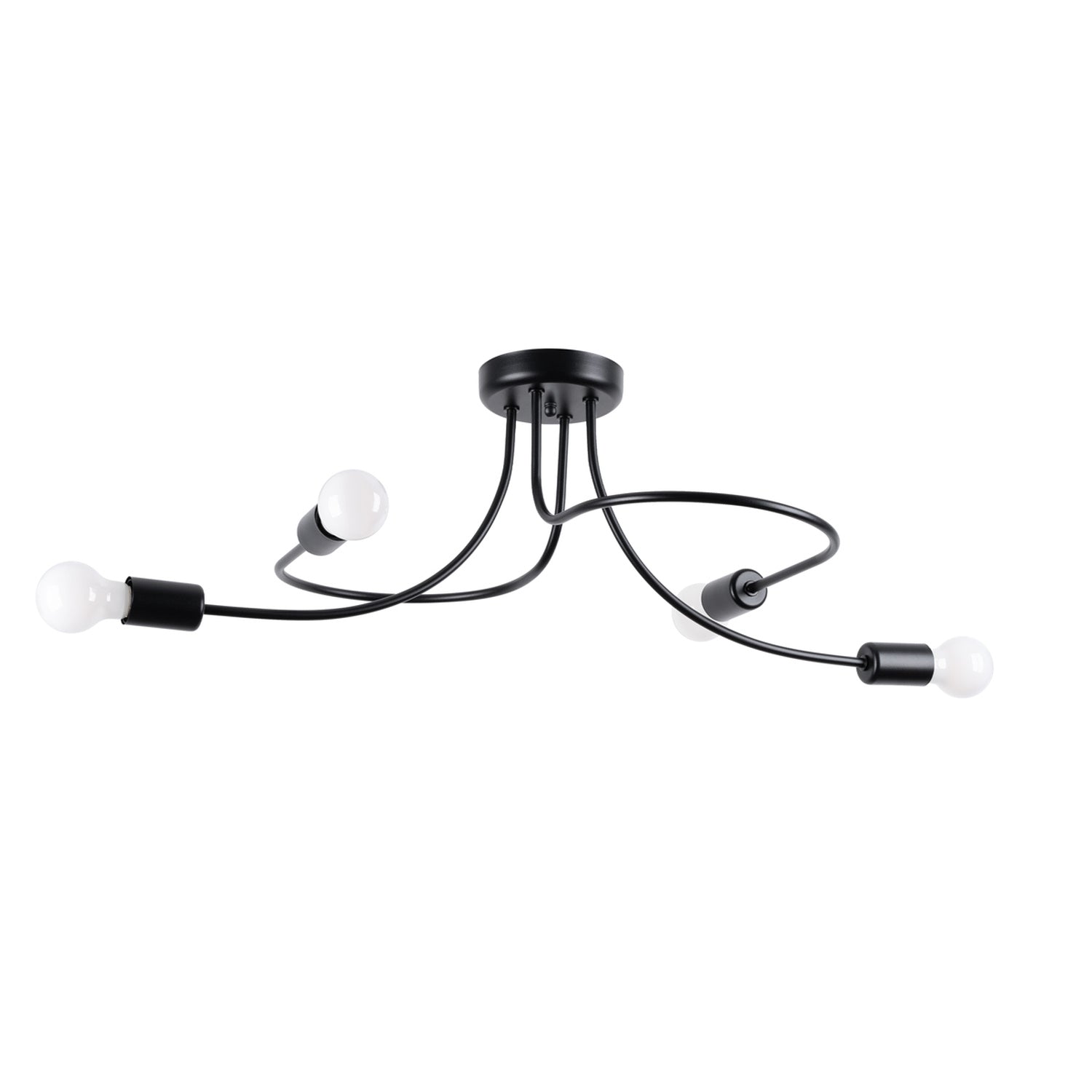 Candelabru LEVAR 4 negru