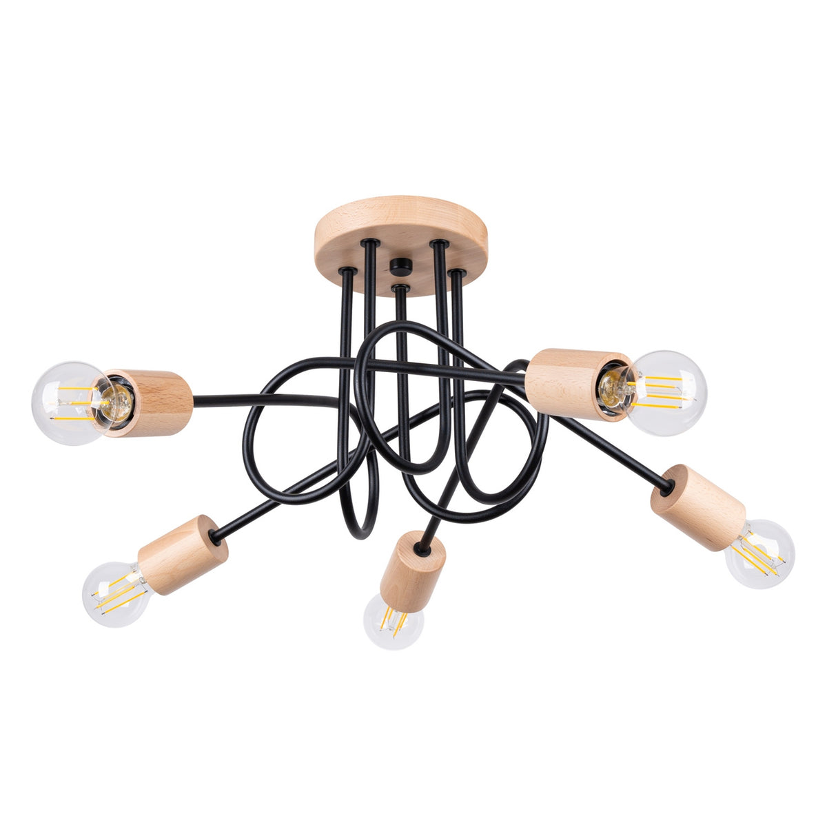 Candelabru EMBER 5 negru
