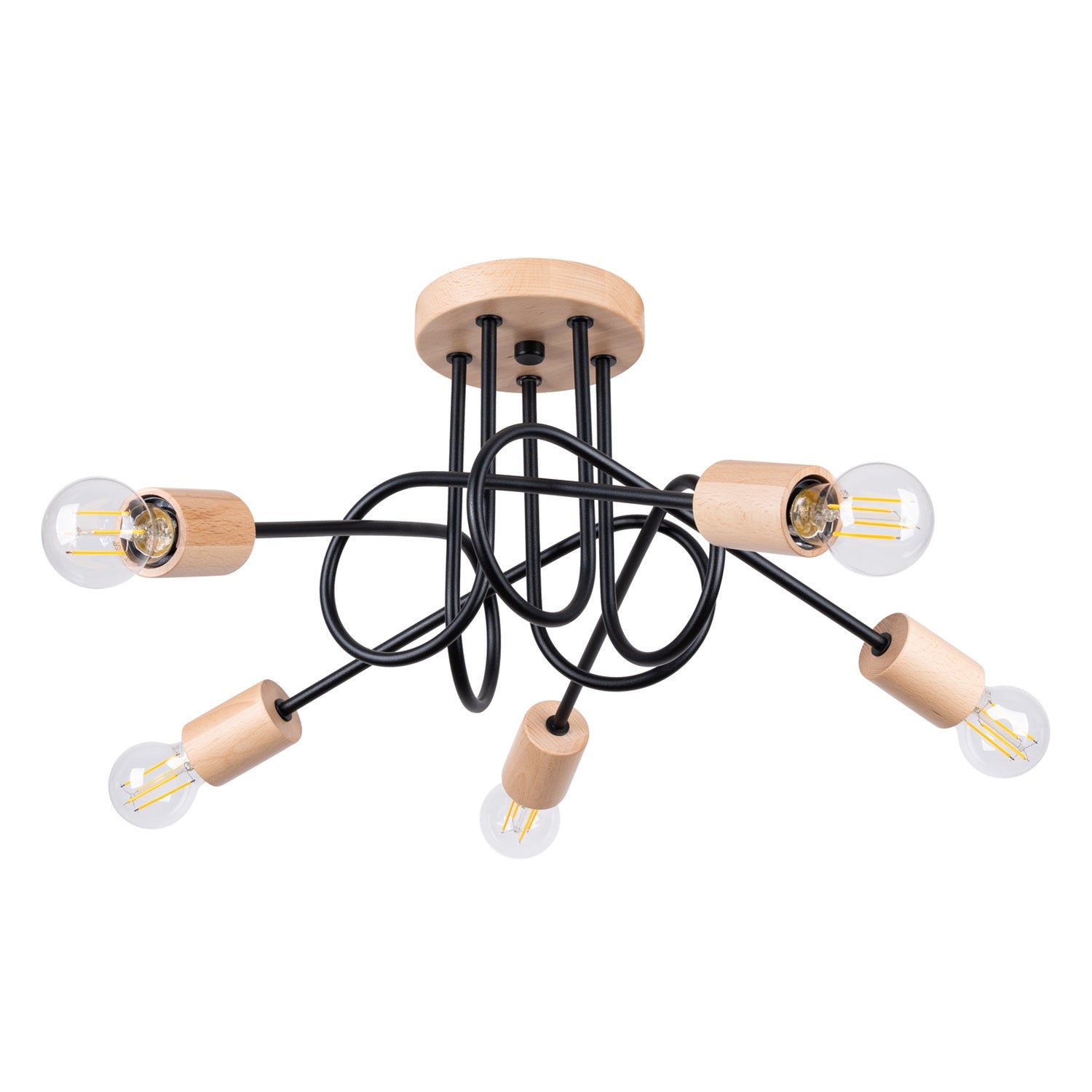 Candelabru EMBER 5 negru