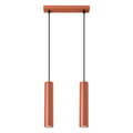 Lampa suspendata LAGOS 2 rosu ocru