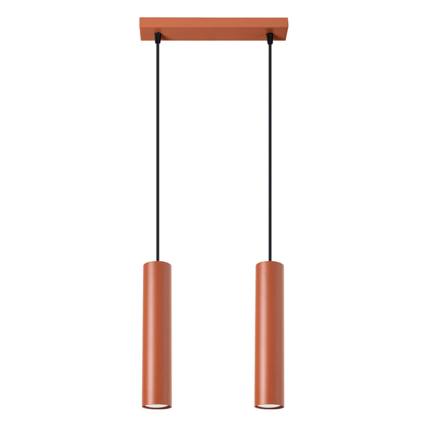 Lampa suspendata LAGOS 2 rosu ocru