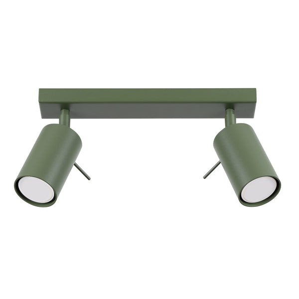 Lustra de tavan RING 2 verde masliniu