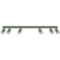 Lampa de tavan RING 6L verde masliniu