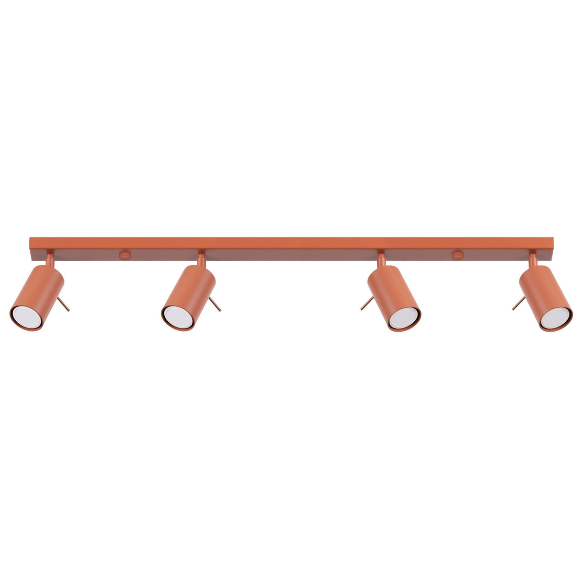 Lampa de tavan RING 4L rosu ocru