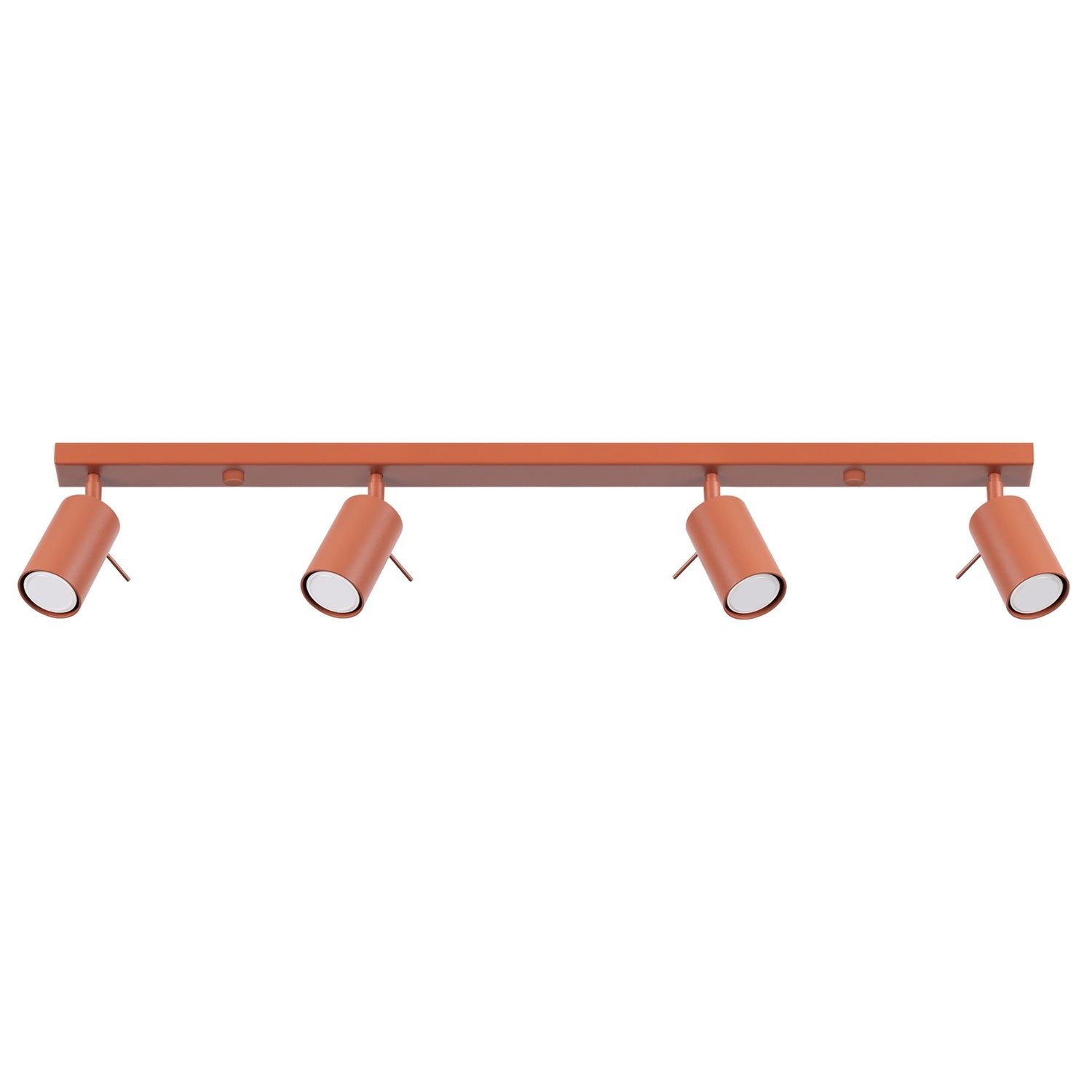 Lampa de tavan RING 4L rosu ocru