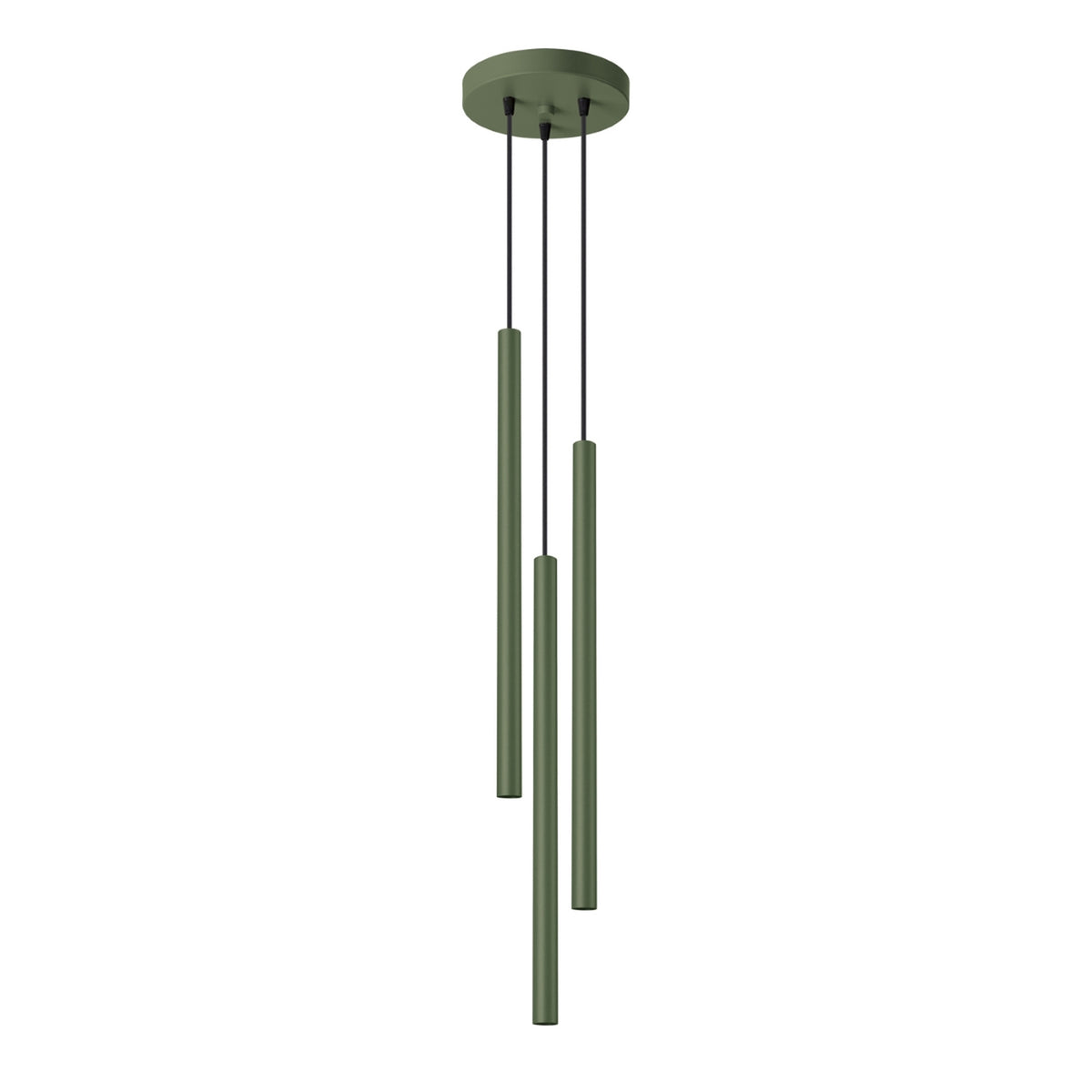 Lampa pandantiv PASTELO 3P verde masliniu
