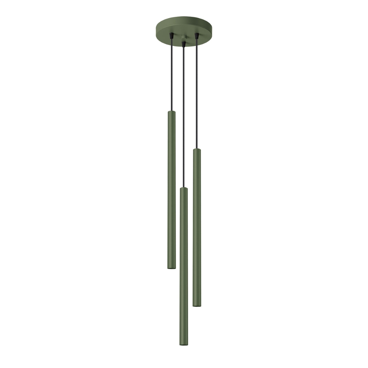 Lampa pandantiv PASTELO 3P verde masliniu