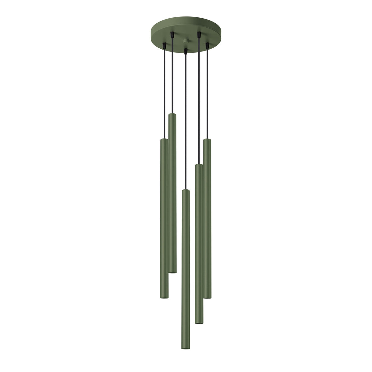 Lampa pandantiv PASTELO 5P verde masliniu