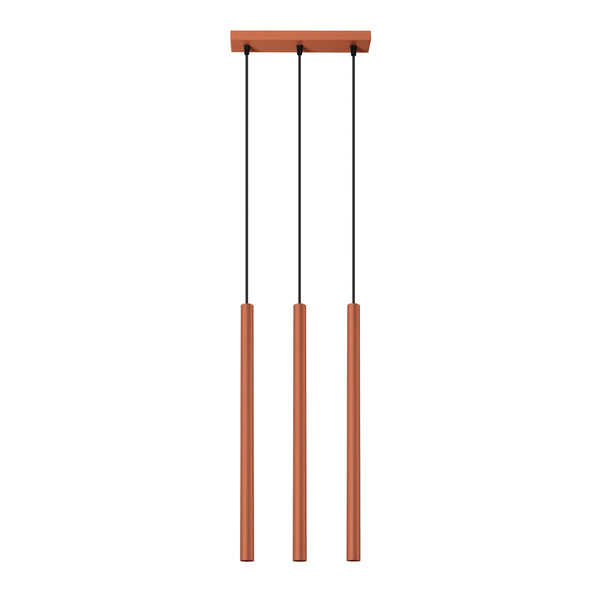 Pendentiv lampa PASTELO 3 rosu ocru