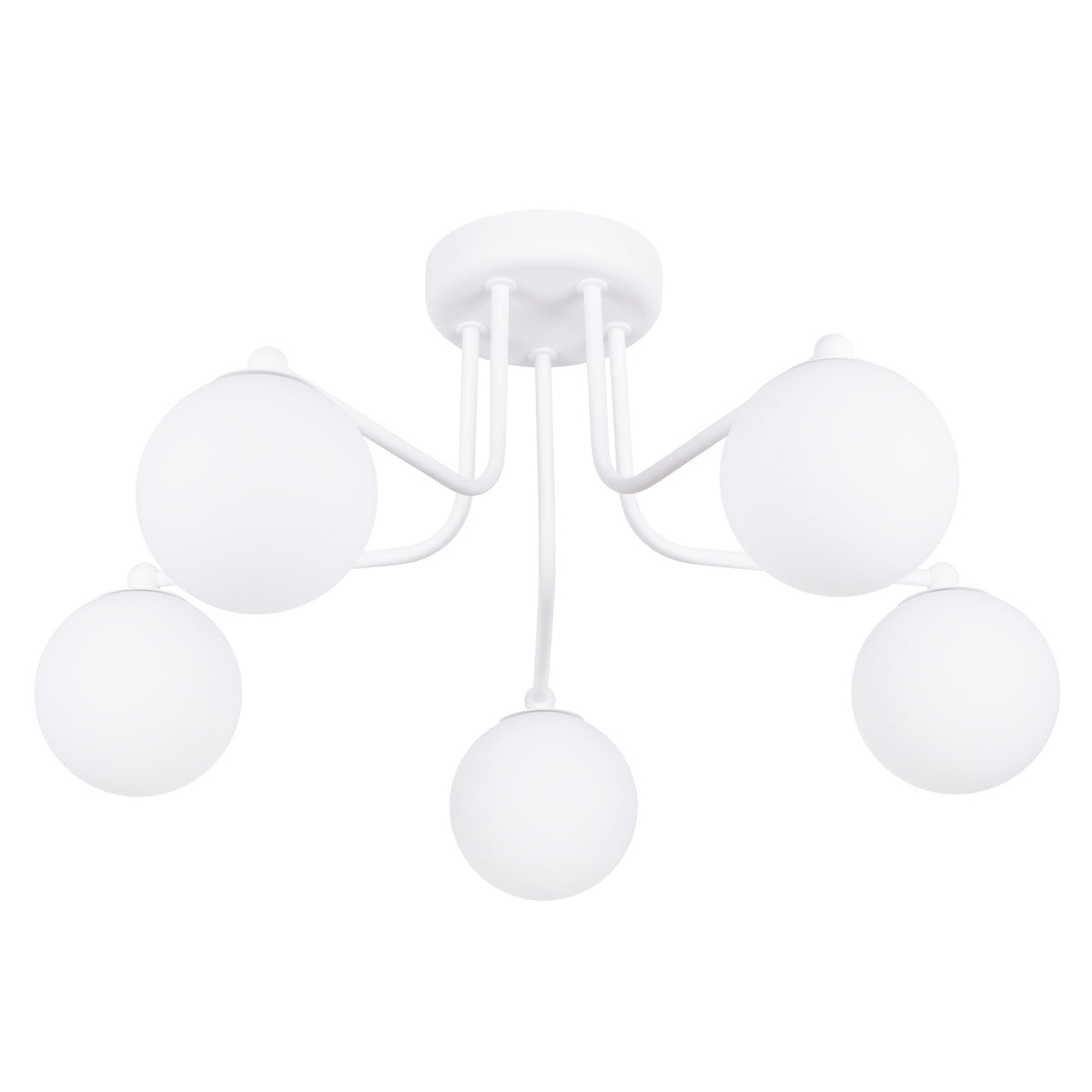 Candelabru ASTRAL 5 alb