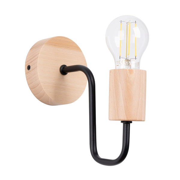 Lampa de perete TIMBO neagra