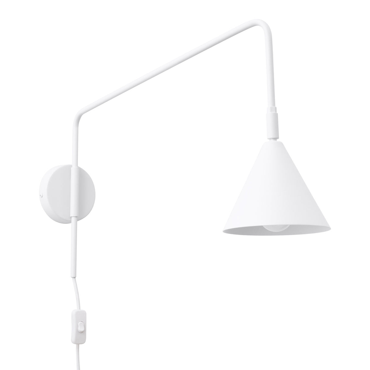 Lampa de perete NOX alb