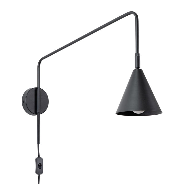 Lampa de perete NOX negru