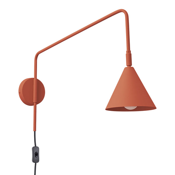 Lampa de perete NOX ocru rosu